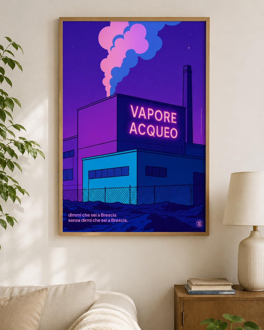 Poster Dimmi che sei a Brescia — ambientata in soggiorno