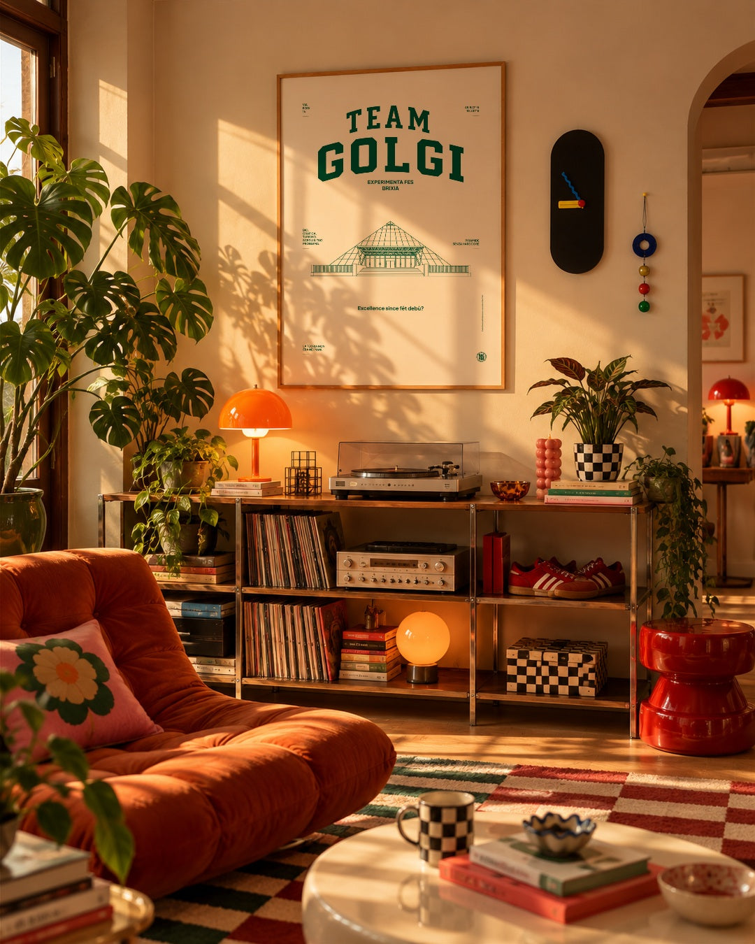 Poster Team Golgi — ambientata in soggiorno